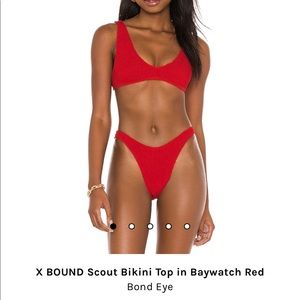 Bond Eye X BOUND Scout Bikini in Baywatch Red